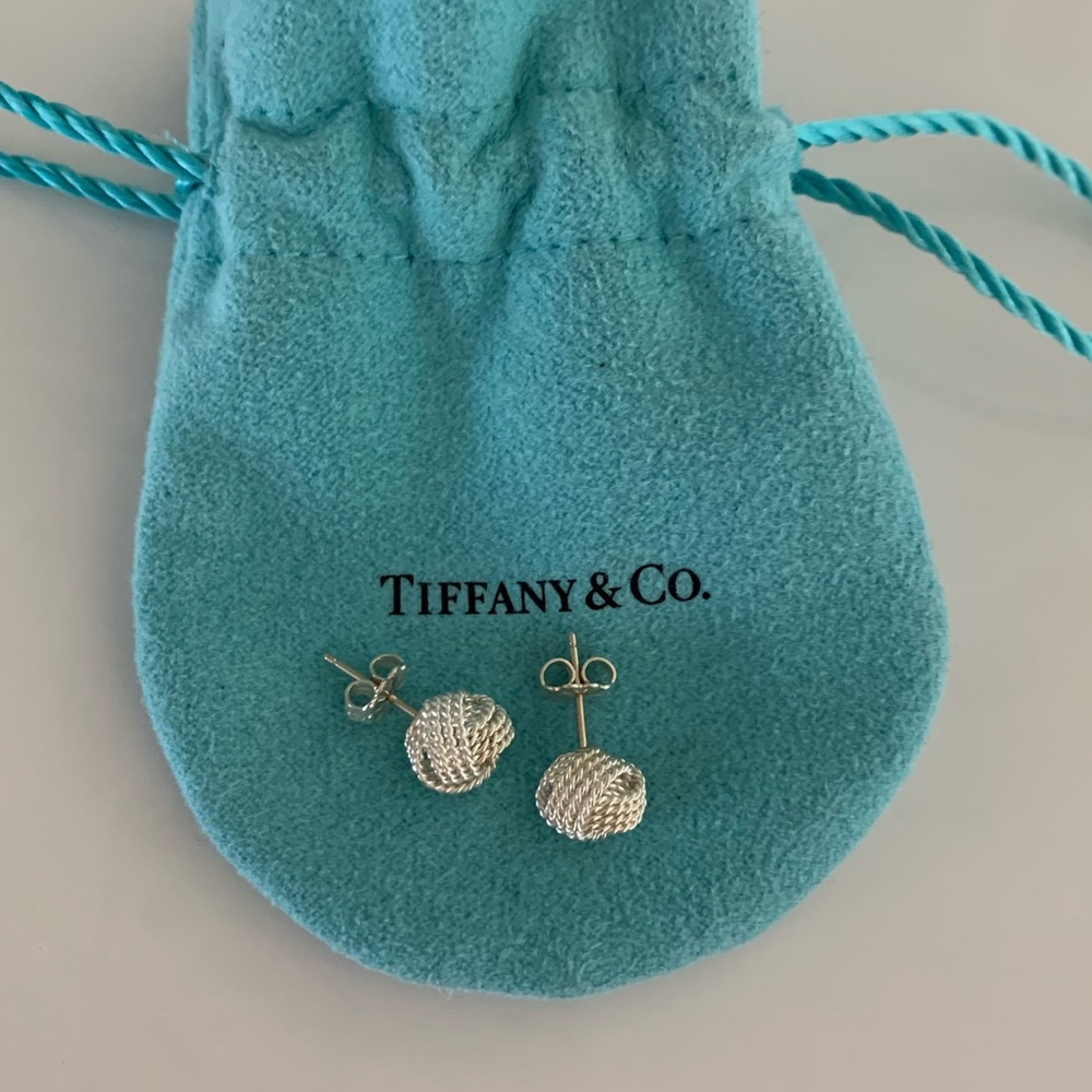 Tiffany’s Sterling Silver Knot Earrings